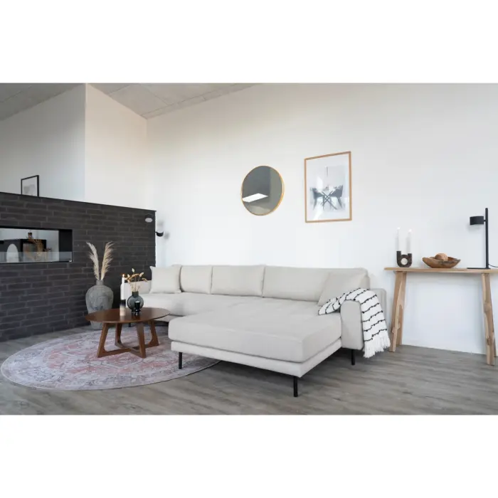 Chaiselong sofa L290 Sand – højrevendt