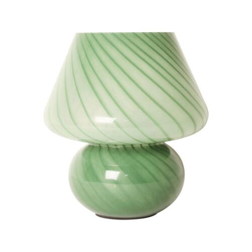 Swirl Mushroom lampe Grøn H24