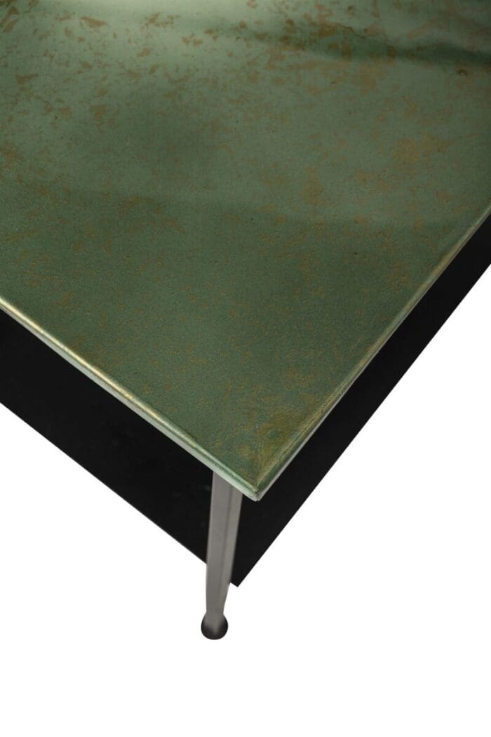 Kvadrat sofabord m. grøn jernplade – Bloomingville