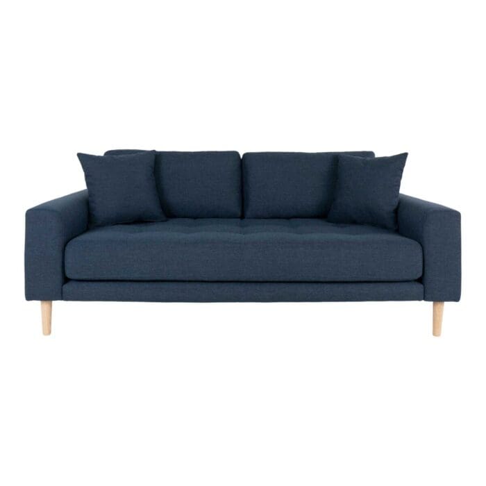 Mørkeblå sofa L180