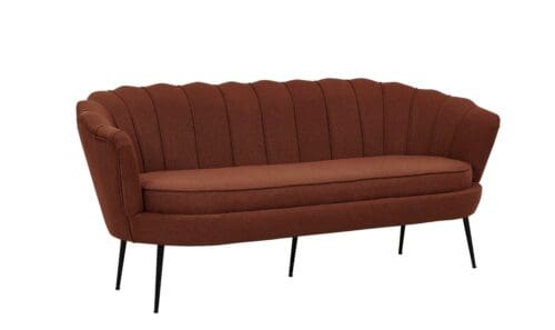 Shell sofa orange/rød L181