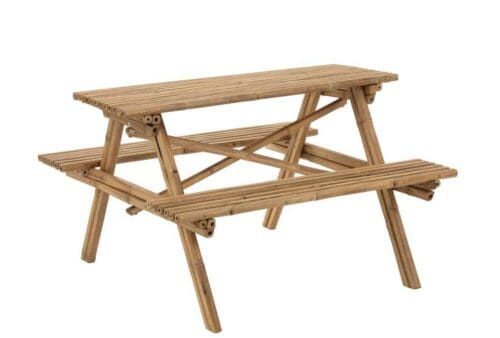 Bambus bord/bænke sæt