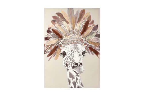 Giraf maleri 80×80