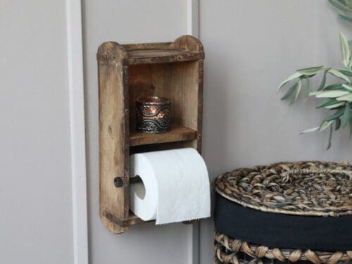 Toiletpapirholder af murstensform