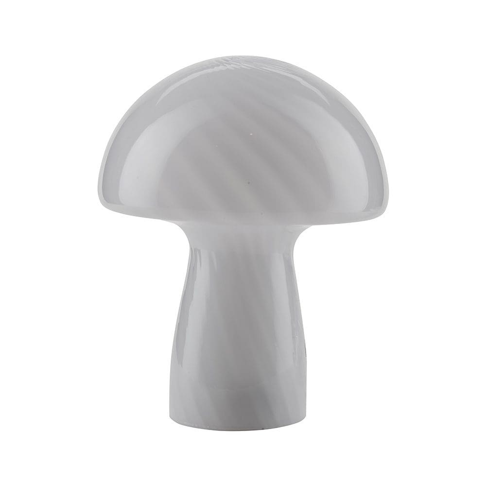 Hvid Mushroom lampe H23