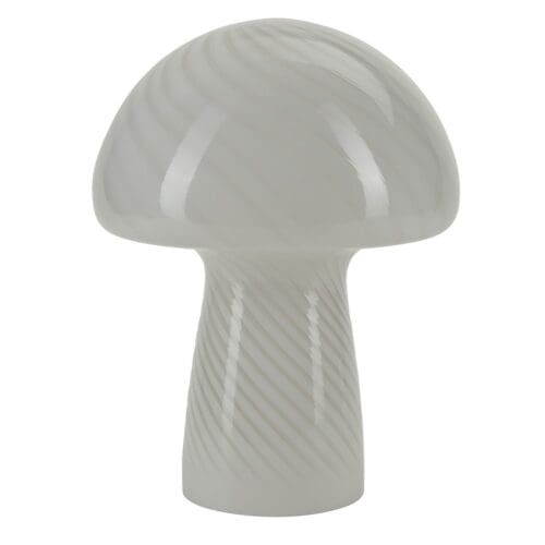 Hvid Mushroom lampe H32