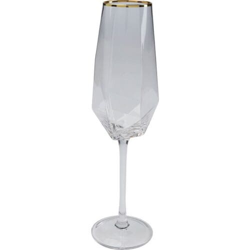 Diamond Champagne m. guldkant