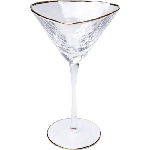 Cocktailglas m. guldkant 4 stk.