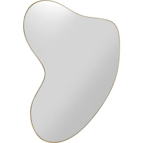 Messing spejl shaped 120×110