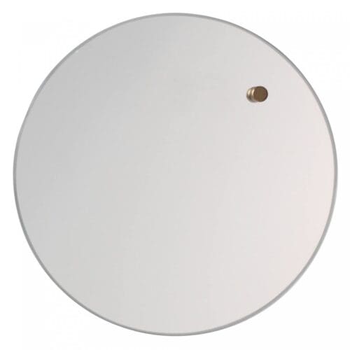 Magnetisk glastavle Cirkel 25 cm. spejl – Naga