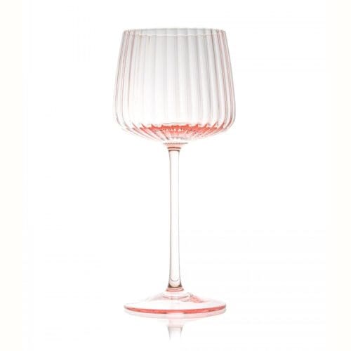 Ripple hvidvins glas 2 stk. rosa – Anna Von Lipa