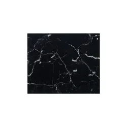 Stænkplade glas sort marmor 60*50
