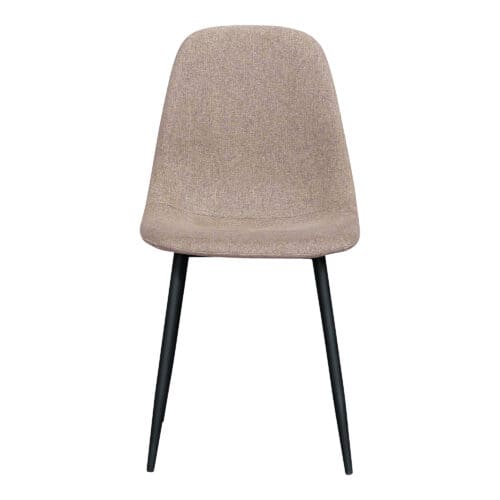 Stockholm Spisebordsstol brun m. sorte ben – sæt af 2 stk.