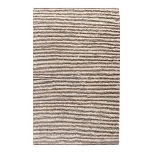 Avadi håndævet gulvtæppe natur/råhvid 200×300