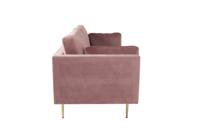 Boom rosa velour sofa B203