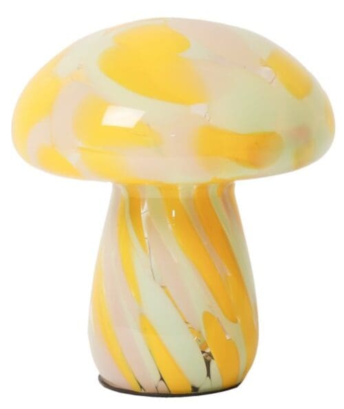 Mushy mushroom lampe pink/grøn/gul H17