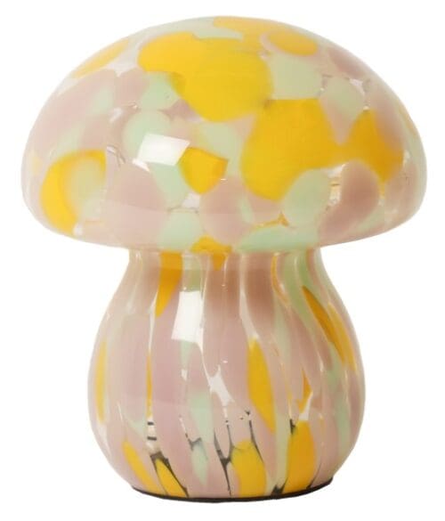 Mushy mushroom lampe pink/grøn/gul H13