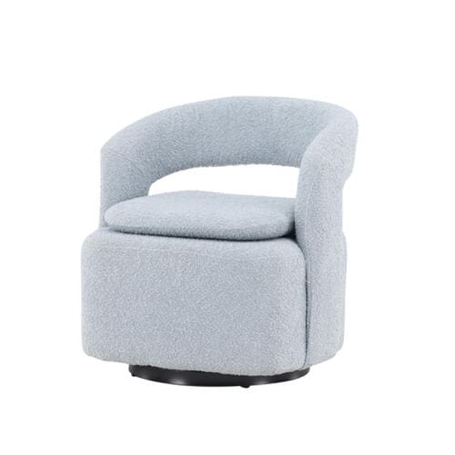 Boucle loungestol lyseblå – Laurel