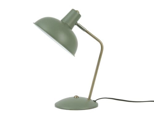 Hood grøn bordlampe