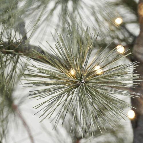 Kunstigt juletræ med LED lys H180