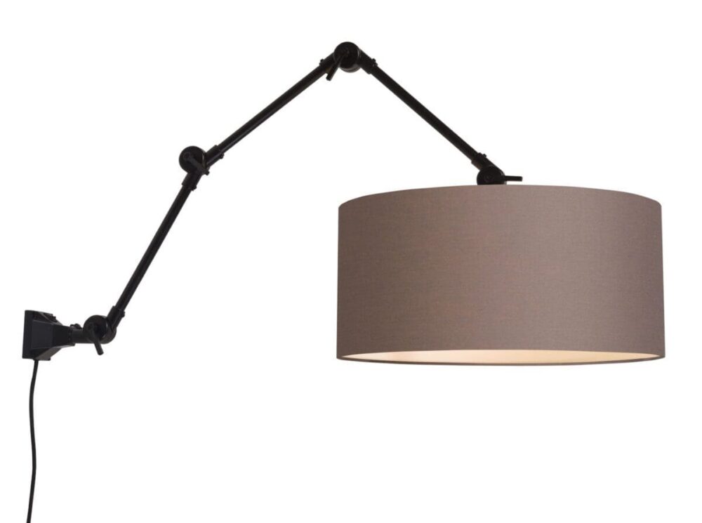 Væg/hængende lampe Amsterdam Skærm 4723 Sand Grey, L