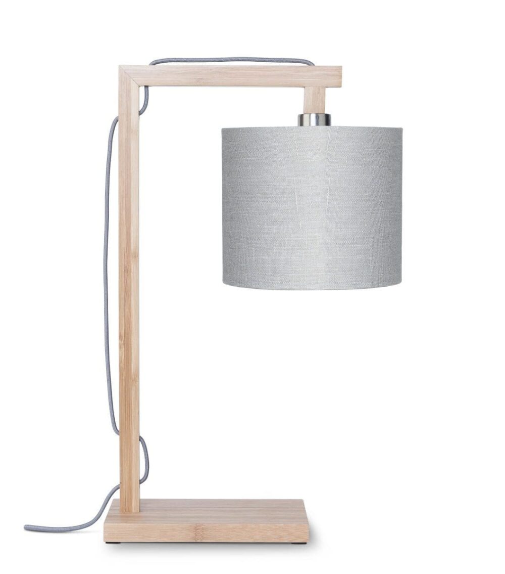 Bordlampe Himalaya Bamboo 1815, Linen L.Grey