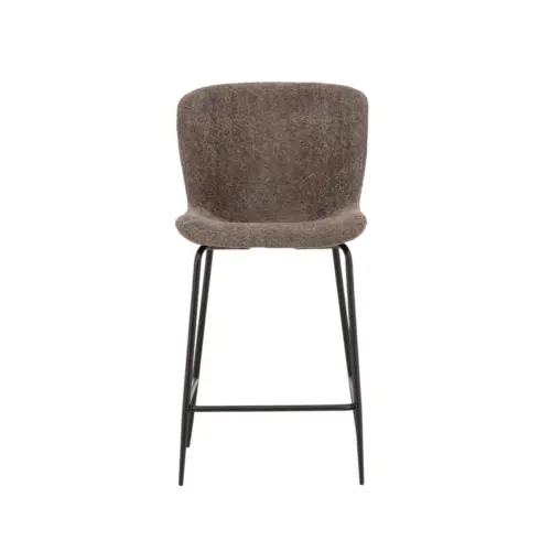 Modesto brun barstol – sæt af 2 stk.