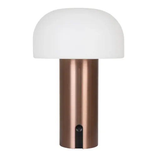 Soham LED bordlampe kobber/hvid