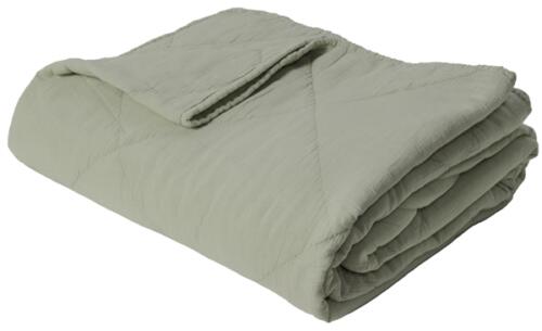 Bomuld plaid/sengetæppe 140*200 musegrå