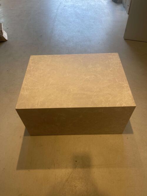 Sofabord i marmor look beige 60*80 2. sortering – York high